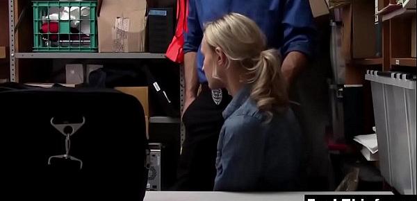  Emma Hix Offers Security Officer a Blowjob For Her Freedom